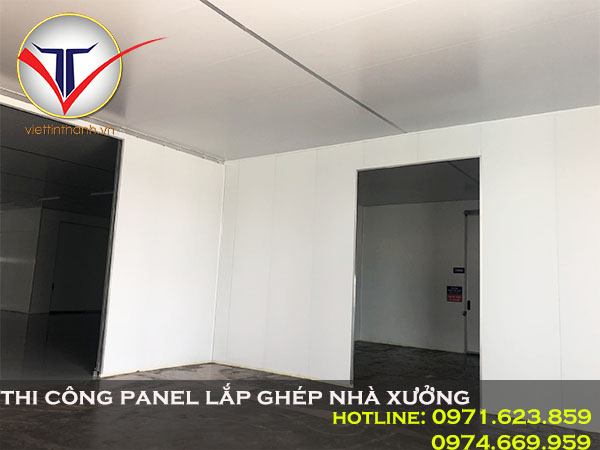 Thi công panel lắp ghép nhà xưởng